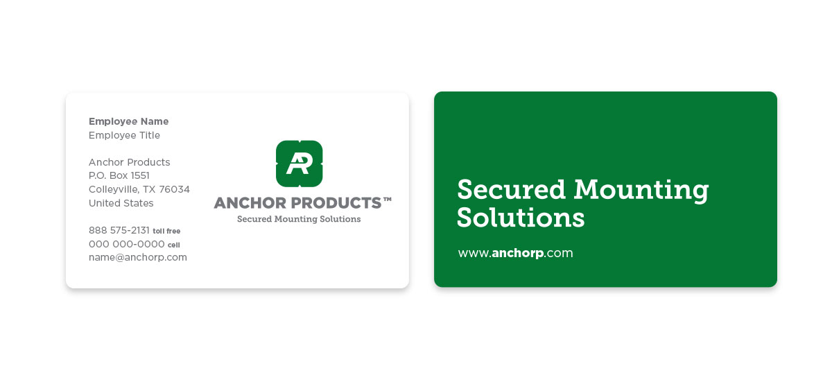 Anchor Products branding