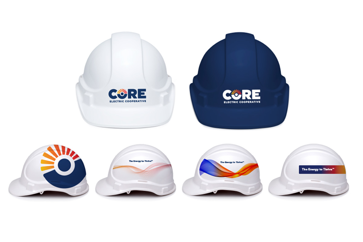 CEC Brand Marketing Collateral Hard Hats