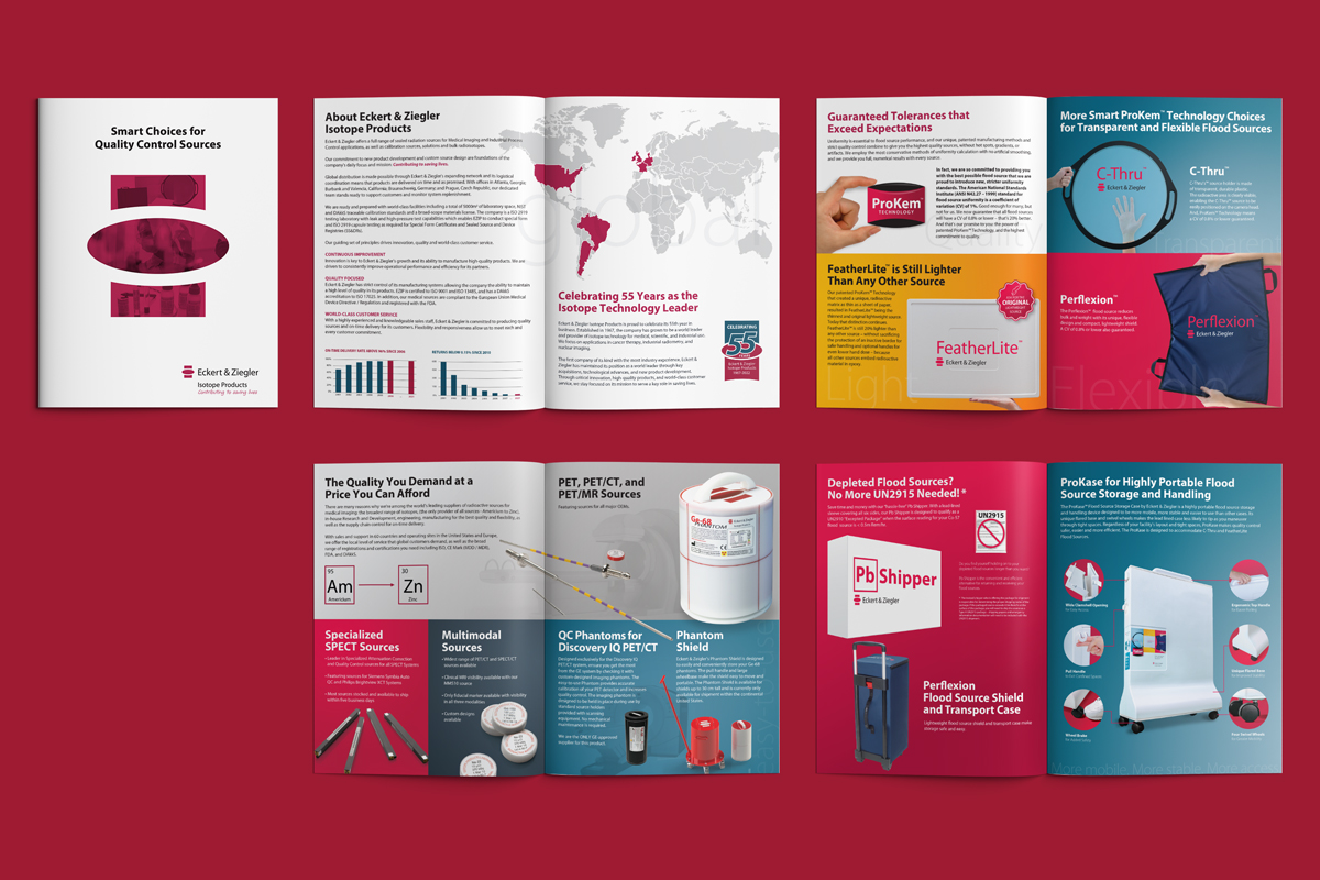 EZIP Brand marketing collateral brochure