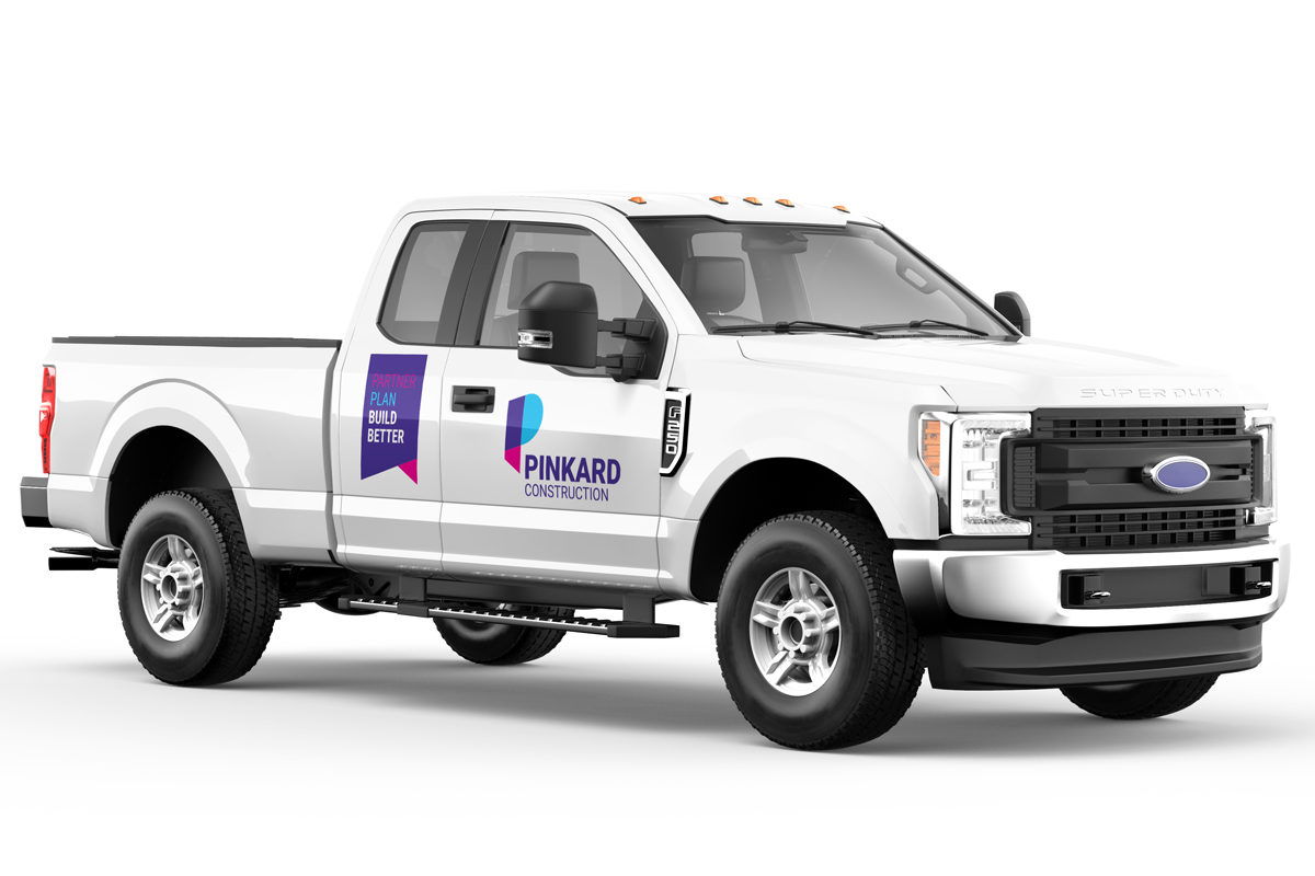 Pinkard Brand truck