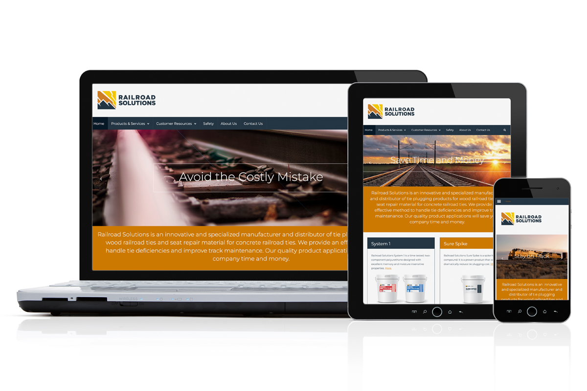 RailroadSolutions Brand website responsive