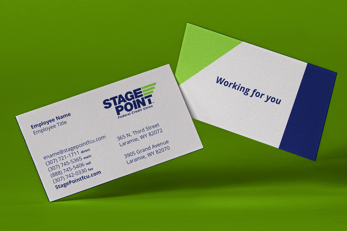 StagePoint Brand business card
