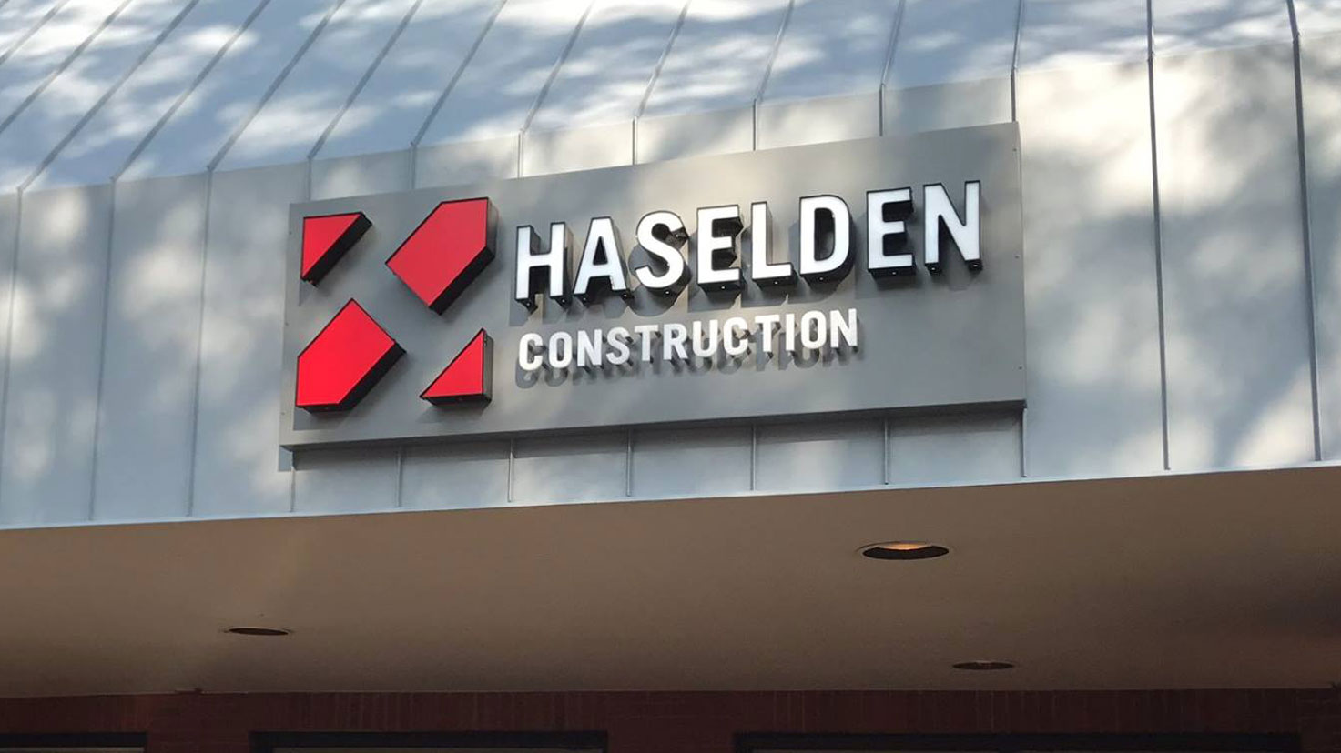 Bluebird Haselden WallSign