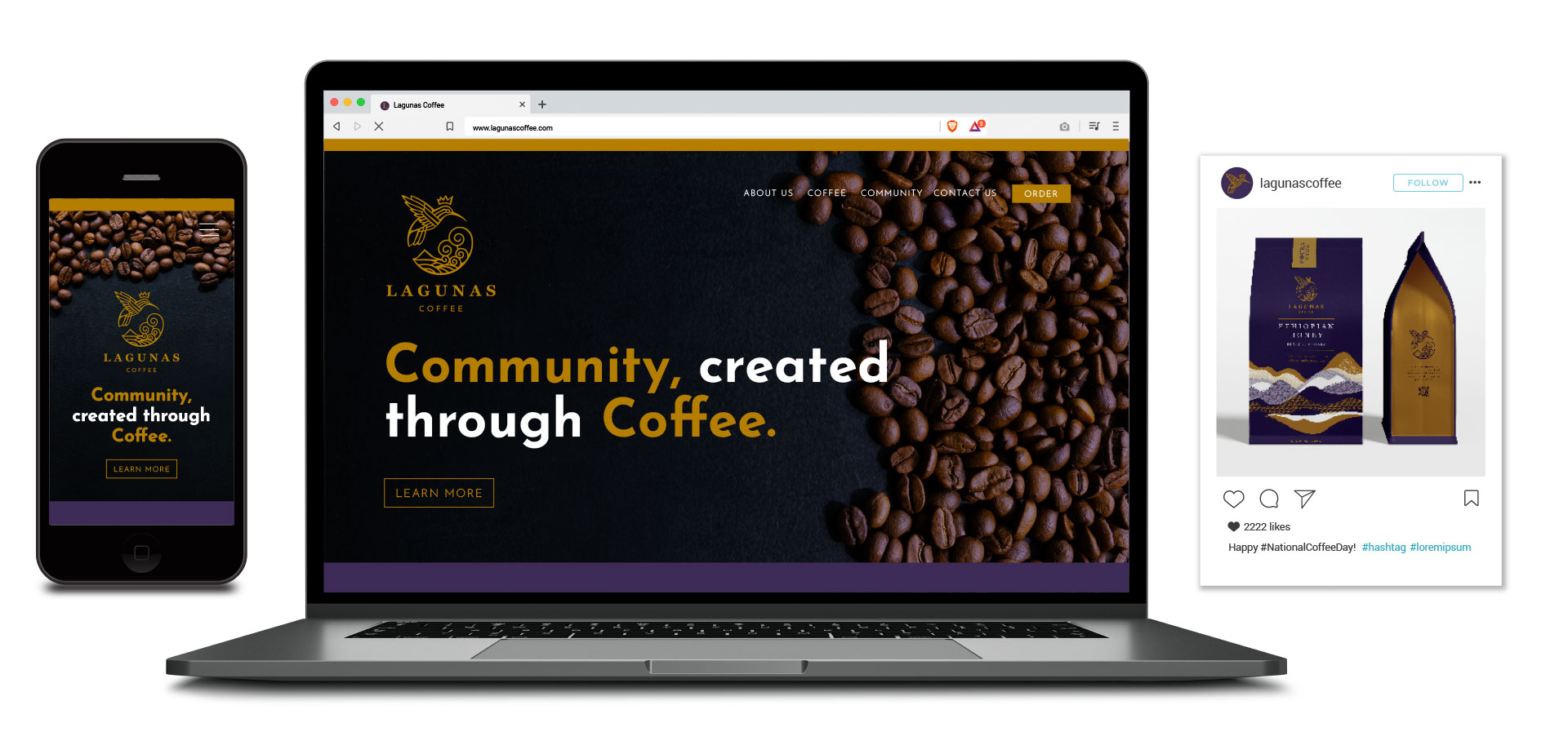 Bluebird LagunasCoffee Website
