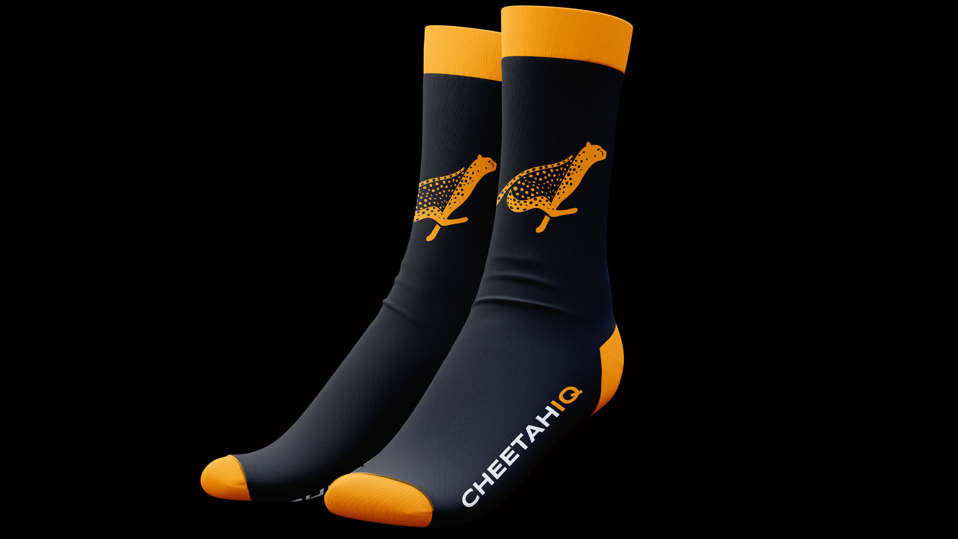 Cheetah IQ Brand logo socks