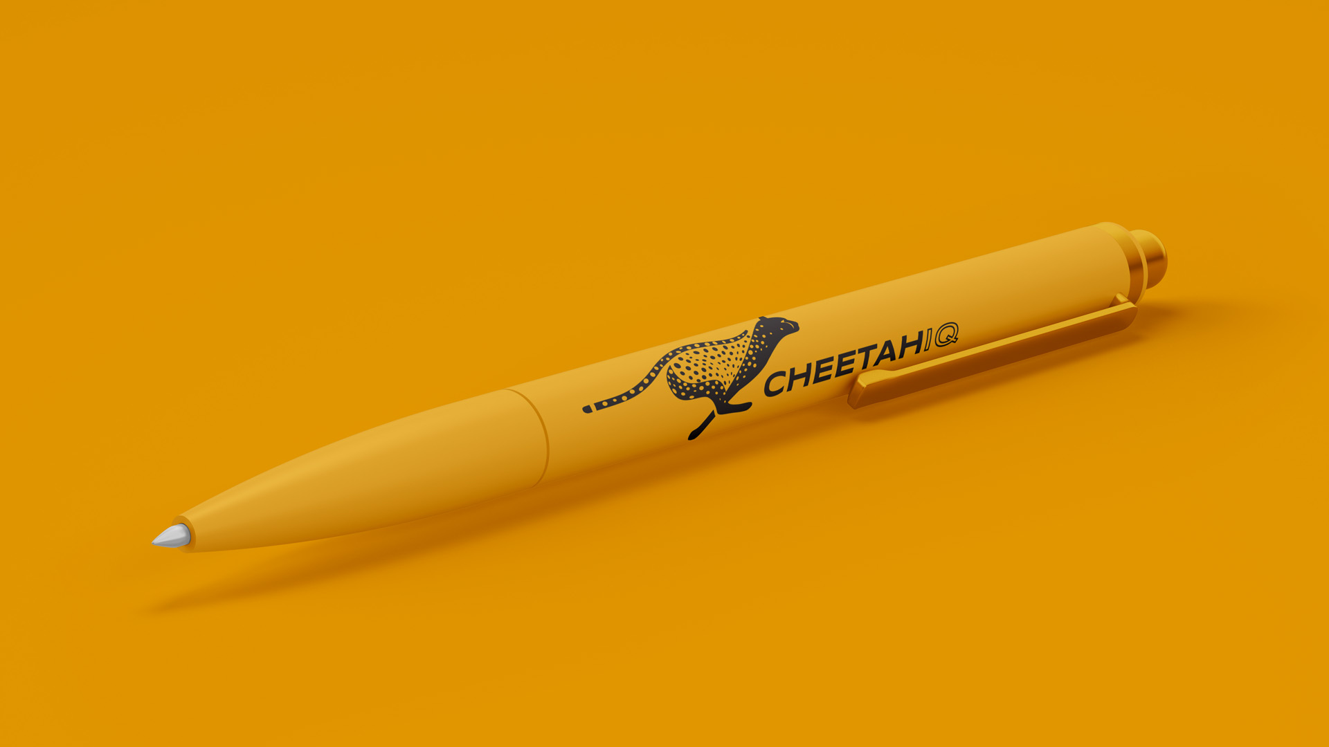 Cheetah IQ Brand yellow pen