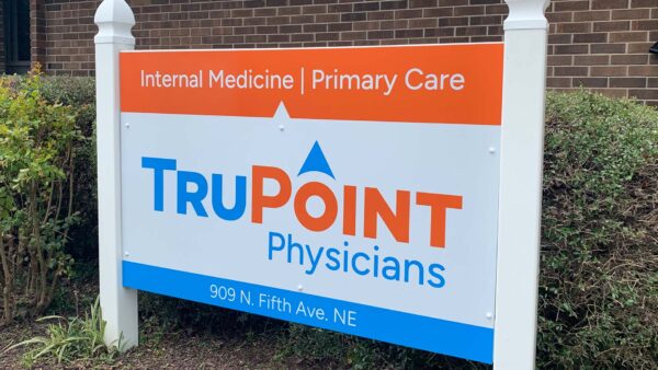 TruPoint Front Entry Sign