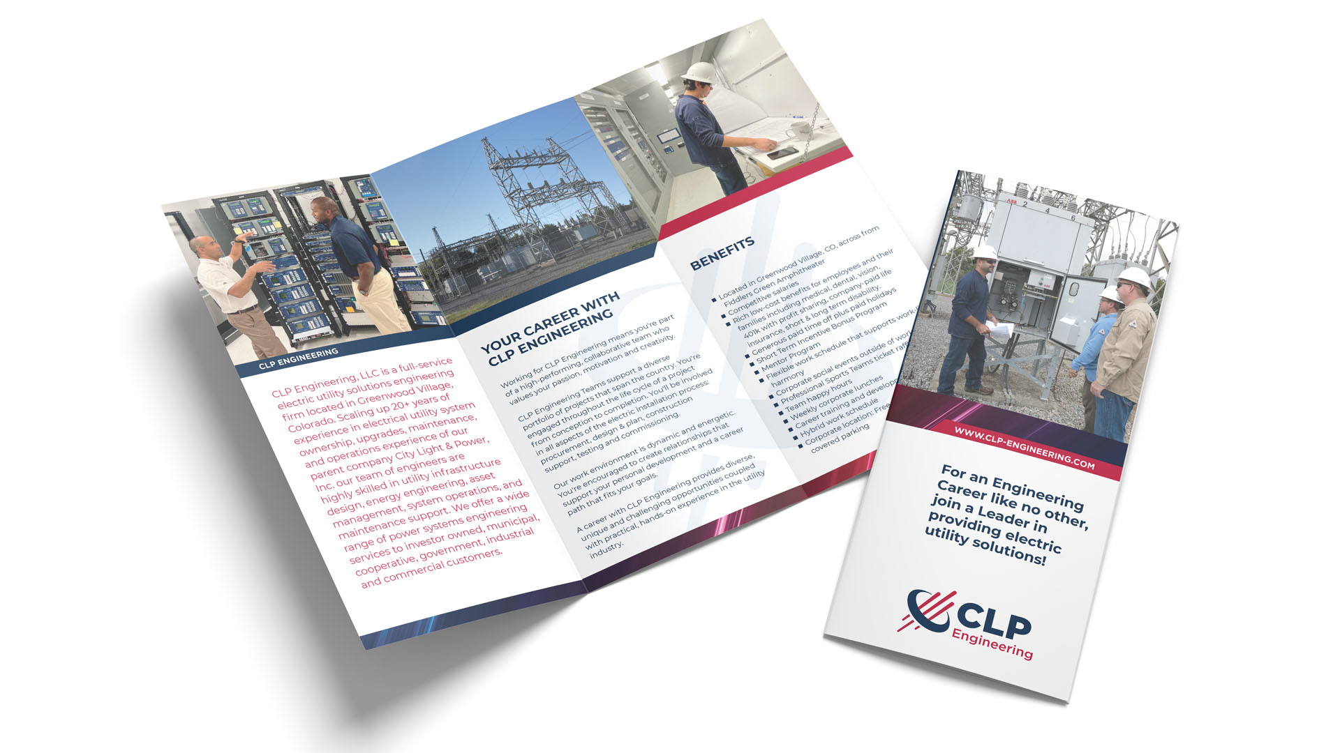 CLP Engineering hr trifold brochure