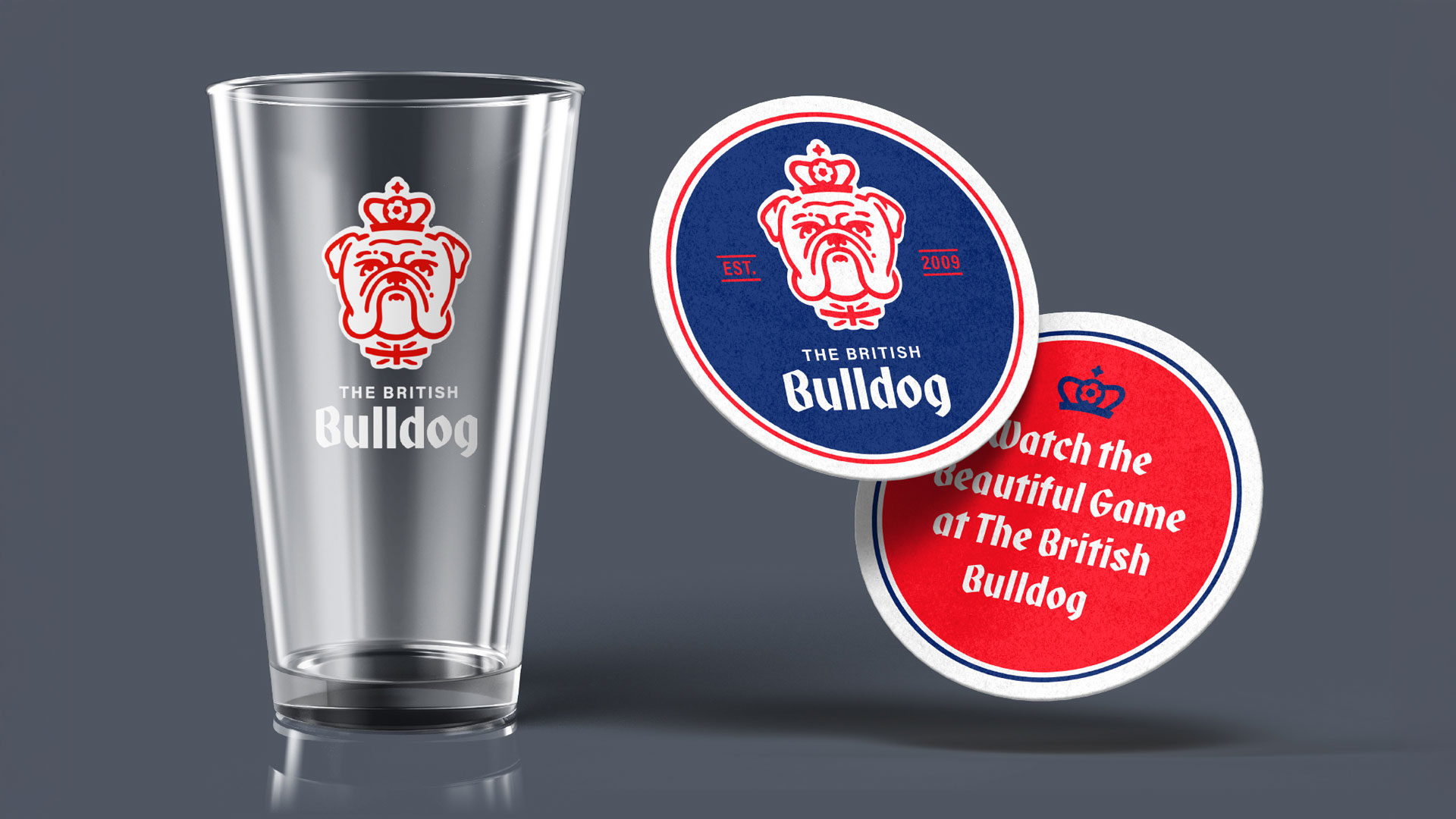 Bluebird Bulldog Glass
