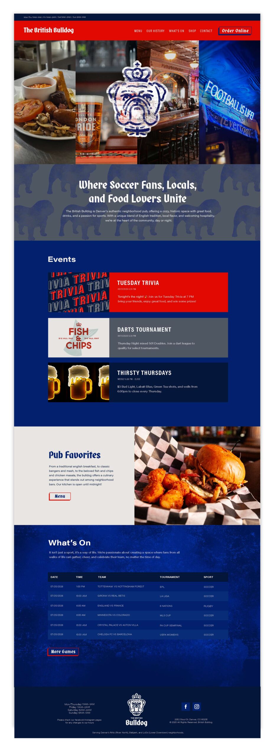 Bluebird Bulldog Website