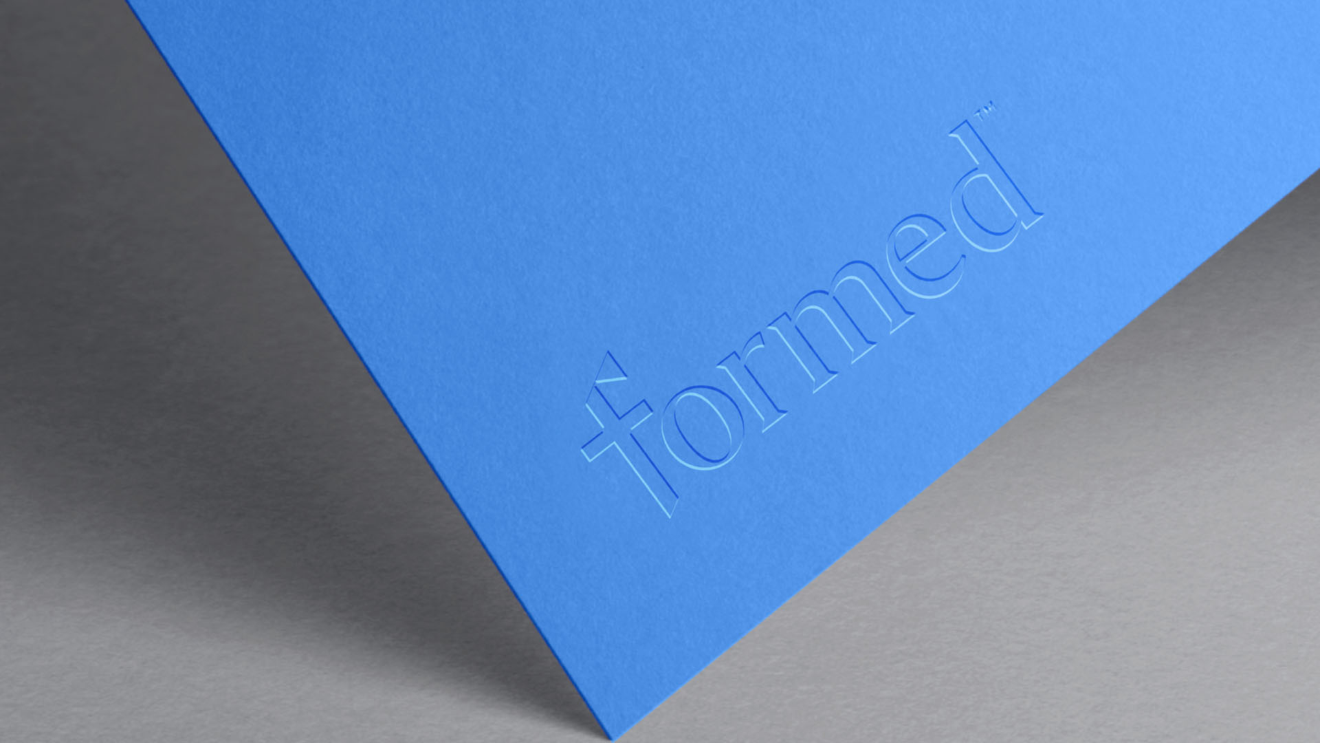 Bluebird Branding Formed Logo embossed