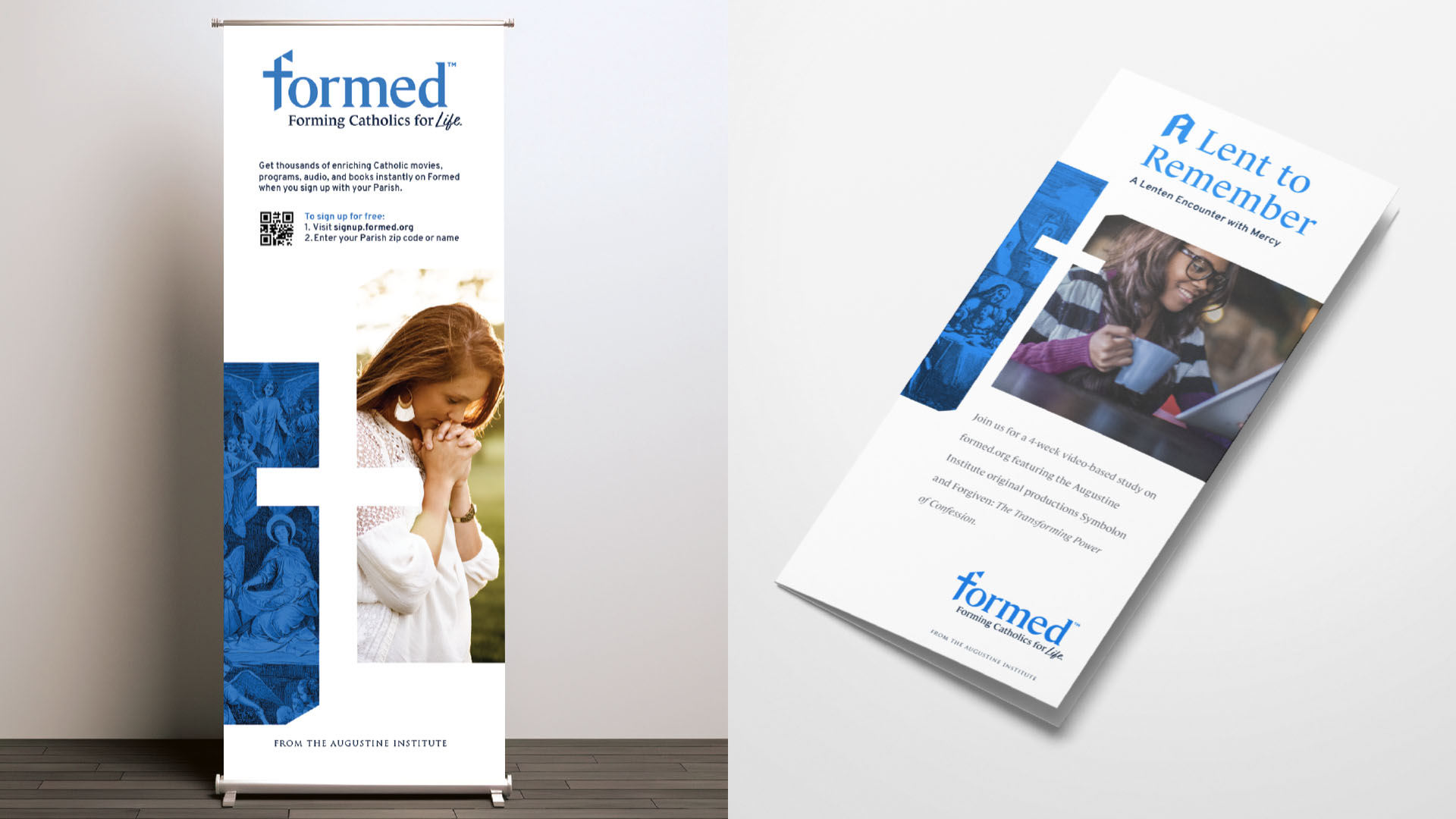 Bluebird Branding Formed banner brochure