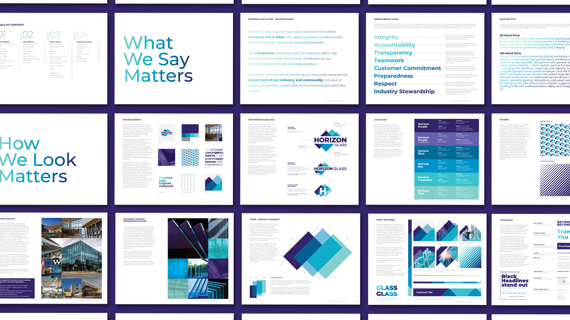 Bluebird Horizon Glass Brand Guidelines
