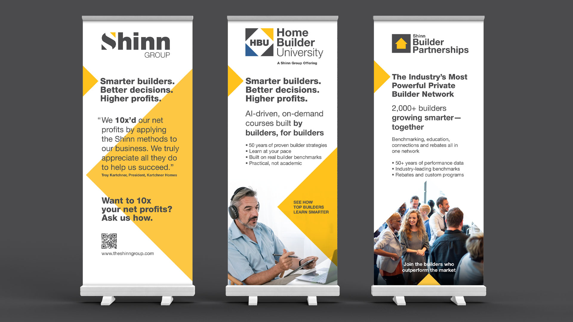 Shinn Group Display Banners IBS Show